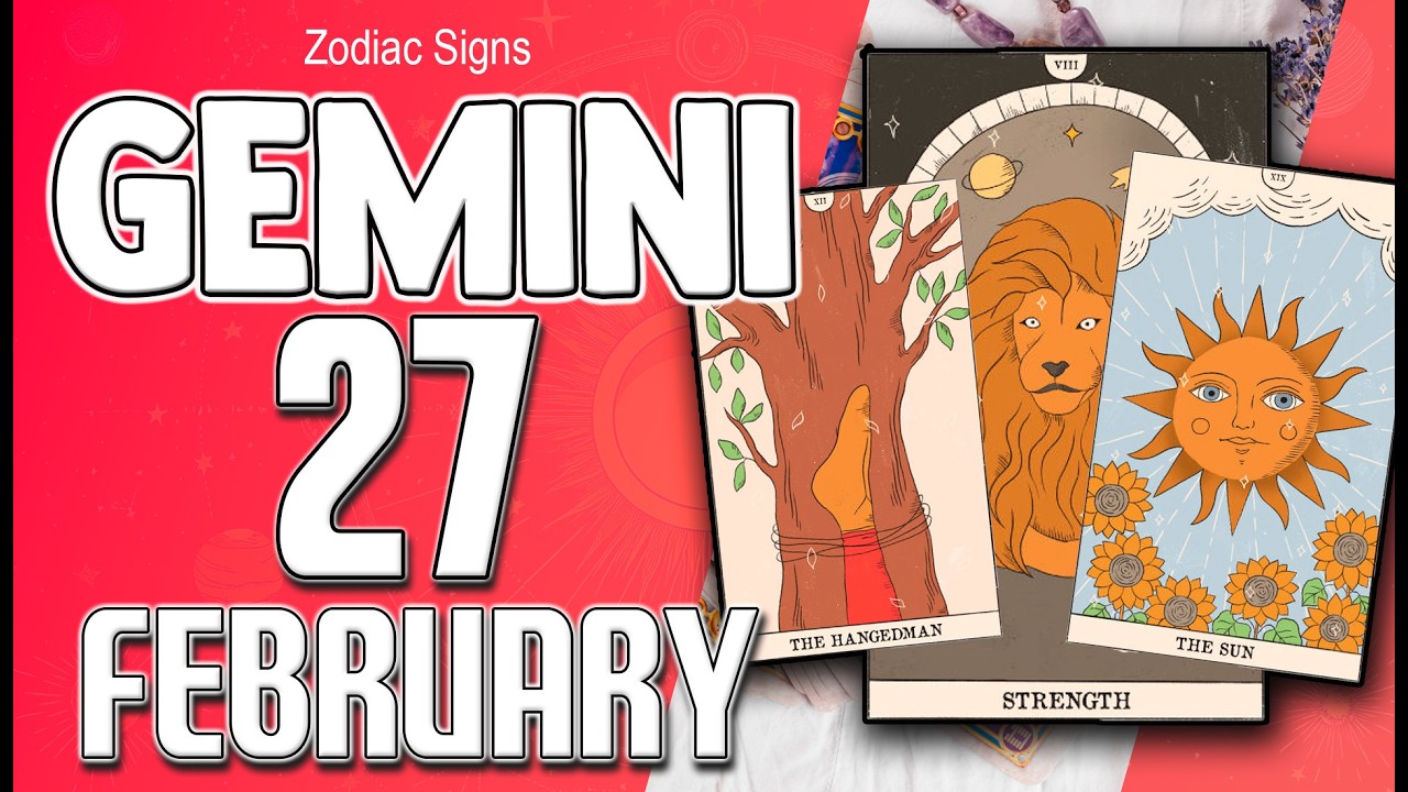 😎 𝐘𝐎𝐔 𝐀𝐑𝐄 𝐈𝐍 𝐓𝐇𝐈𝐒 𝐖𝐎𝐑𝐋𝐃 🌎 𝐓𝐎 𝐒𝐔𝐂𝐂𝐄𝐄𝐃 ✅gemini ♊ HOROSCOPE FOR TODAY FEBRUARY 27 2026🔮 HOROSCOPE DAILY
