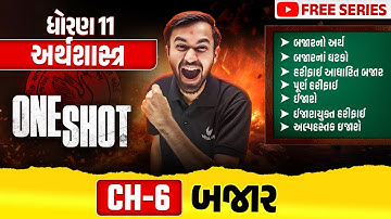 Complete Std 11 Eco Ch 6 in ONE SHOT | Economics Full Chapter 6 Revision | Gujarat Board 2025