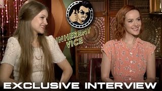 Jena Malone and  Joanna Newsom Interview Inherent Vice (HD) 2014