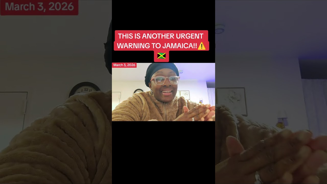 The message was clear, WARN JAMAICA‼️🇯🇲‼️ THIS IS REALLY ALARMING😢⚠️🙏🏾