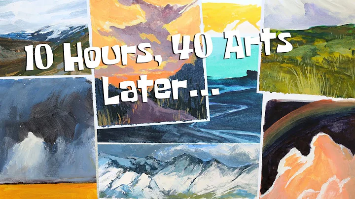 Making 40 Paintings in 10 Hours