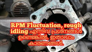 Rpm fluctuation and rough idling, All about throttle body.