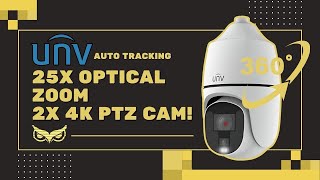 CCTV - Unboxing and Quality Test of the UNV IPC68188EFW-X25-F40G-VH 2X 4K 8MP IP PTZ Camera  - #cctv