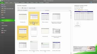 Excel insert an inventory