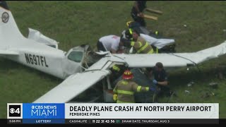 1 killed, 2 hurt when small Cessna plane crashes at North Perry Airport in Pembroke Pines