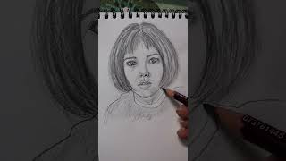 Graphite pencil sketch portrait #drawing #tutorial