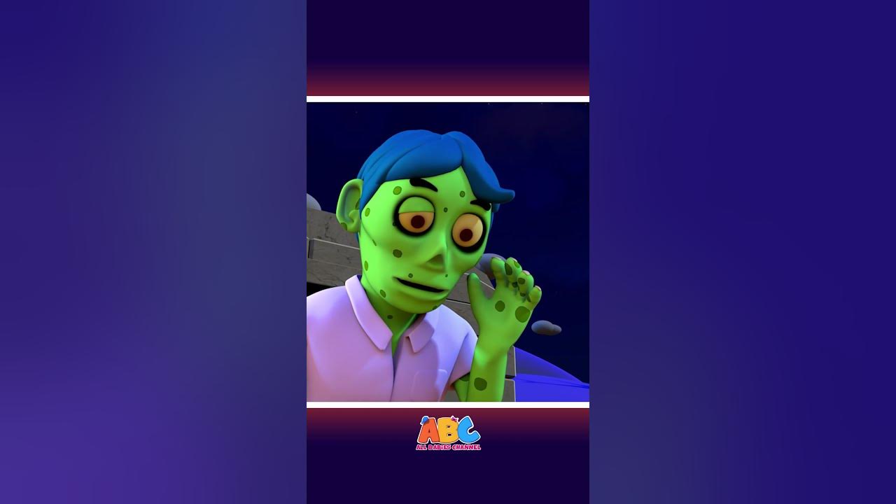 Johny Johny Yes Papa with Zombie Family #shorts #allbabieschannel