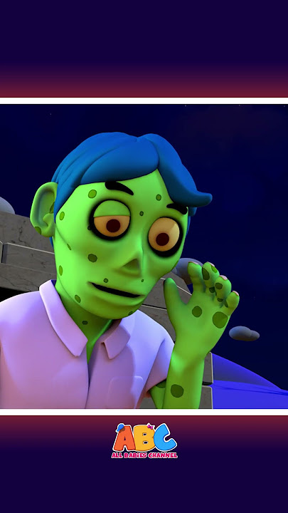 Johny Johny Yes Papa with Zombie Family #shorts #allbabieschannel
