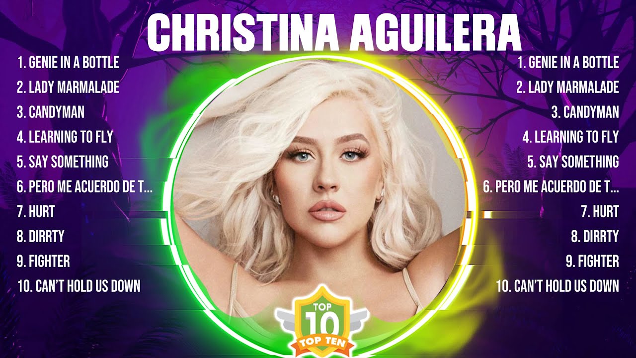 Christina Aguilera Greatest Hits 2024 Collection - Top 10 Hits Playlist ...