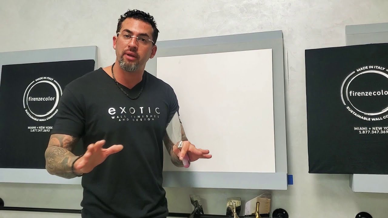 Нанесение полированной венецианской штукатурки Grassello Fino