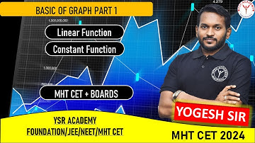 Basics of graph | Part 1 | Linear Function & Linear Function | MHT CET & BOARDS