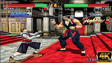 VIVID Retro HD Virtual Fighter 2 Supermodel Sega Model 3 Emulator|RTX 4090|4K-ish