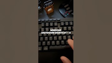 Too lazy to click through menus? Press Alt + F4 to shut down your PC like a pro! #keyboardshortcut