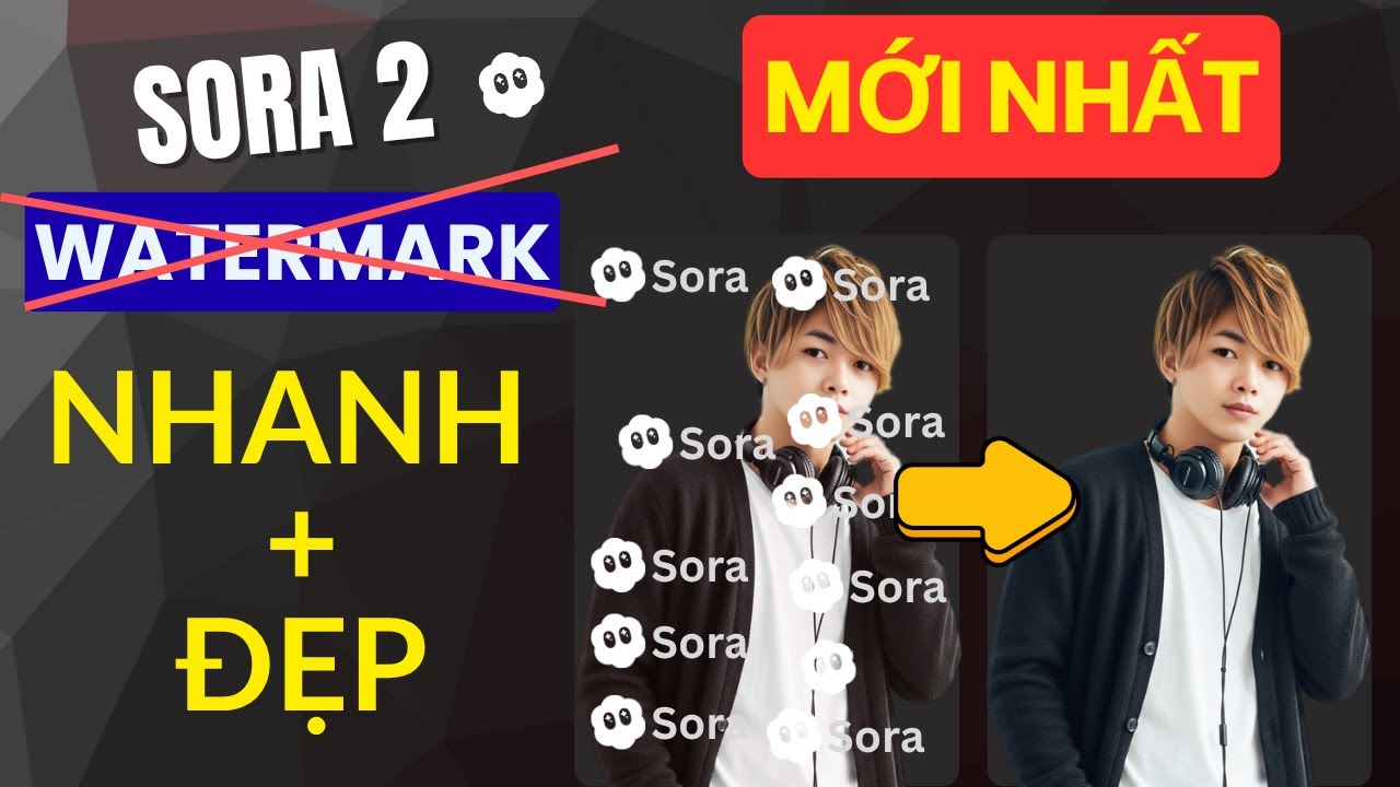 Cách Xóa Logo/Watermark Sora 2 Mới Nhất - Nhanh, Đẹp, Miễn Phí | Yuto Tech