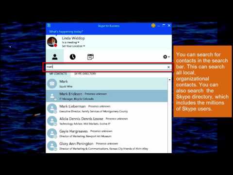 वीडियो: मैं व्यवसाय के लिए Skype से अपने संपर्कों को कैसे पुनर्स्थापित करूँ? वीडियो: मैं व्यवसाय के लिए Skype से अपने संपर्कों को कैसे पुनर्स्थापित करूँ?