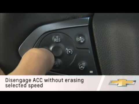 adaptive cruise control button chevy