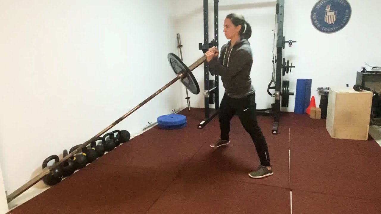Landmine Lateral Lunge - YouTube