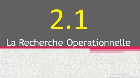 2.1. Methode Graphique - Cas Maximisation - Recherche Operationnelle