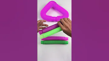 Relaxing And Creating POP TUBE Toy Diy Satisfyingvideos Relaxing Creative Oddasmr Naturalcolor 
