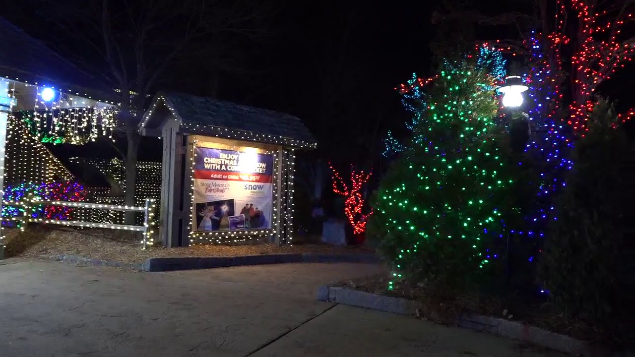 Stone Mountain Christmas Light YouTube