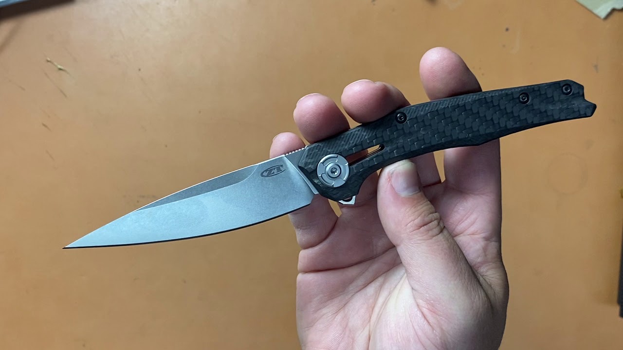 0707 Zero Tolerance | ZT Carbon - Fiber Blade Knife Knives Frame 