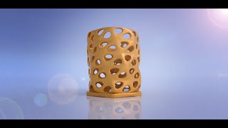 Rhino Grasshopper 3D print vase using weaverbird