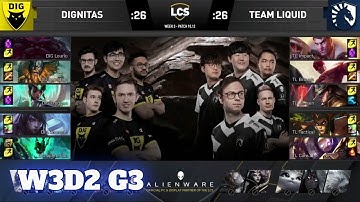 Dignitas vs Team Liquid | Week 3 Day 2 S10 LCS Summer 2020 | DIG vs TL W3D2