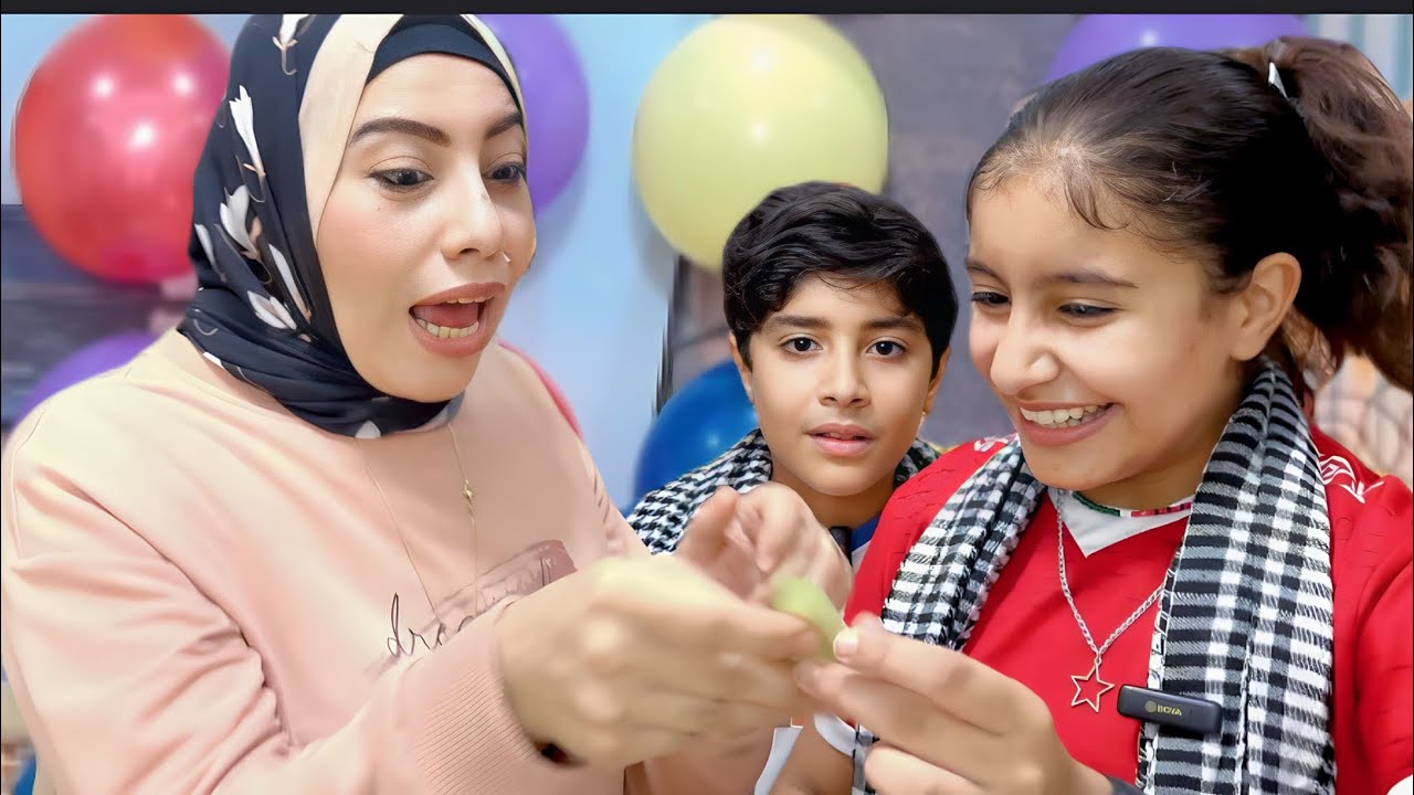 تحدي البلالين والفلوس| كسبنا ريالات سعودي😳