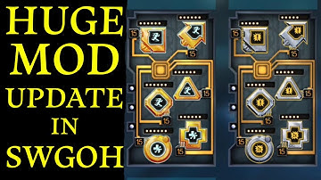 Huge Mod Update in SWGOH - Huge Improvements to Quality of Life and Functionality!! - Quick Guide!