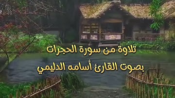تلاوة من سورة الحجرات من صلاة التراويح / اسامة الدليمي