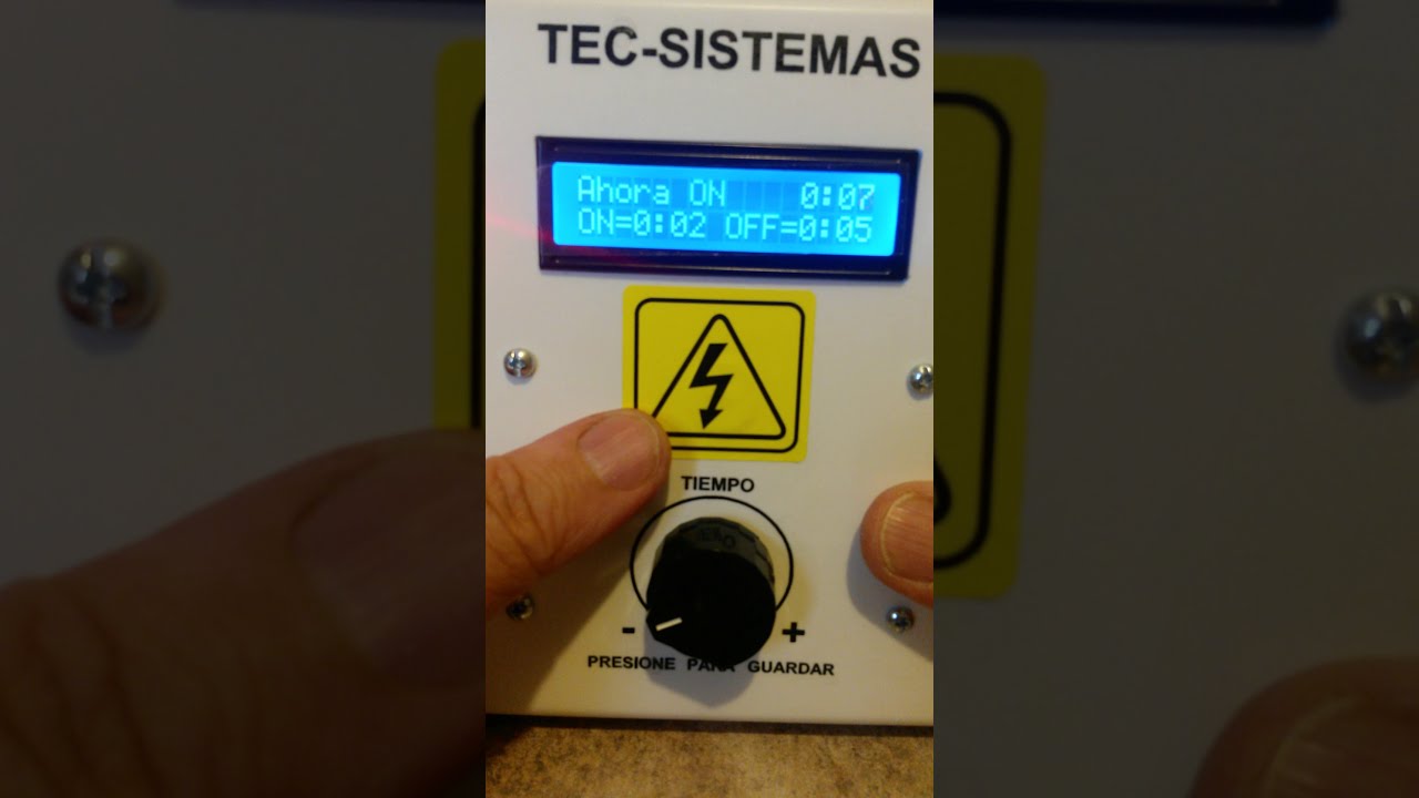Timer Industrial programable ON-OFF para uso continuo. - YouTube