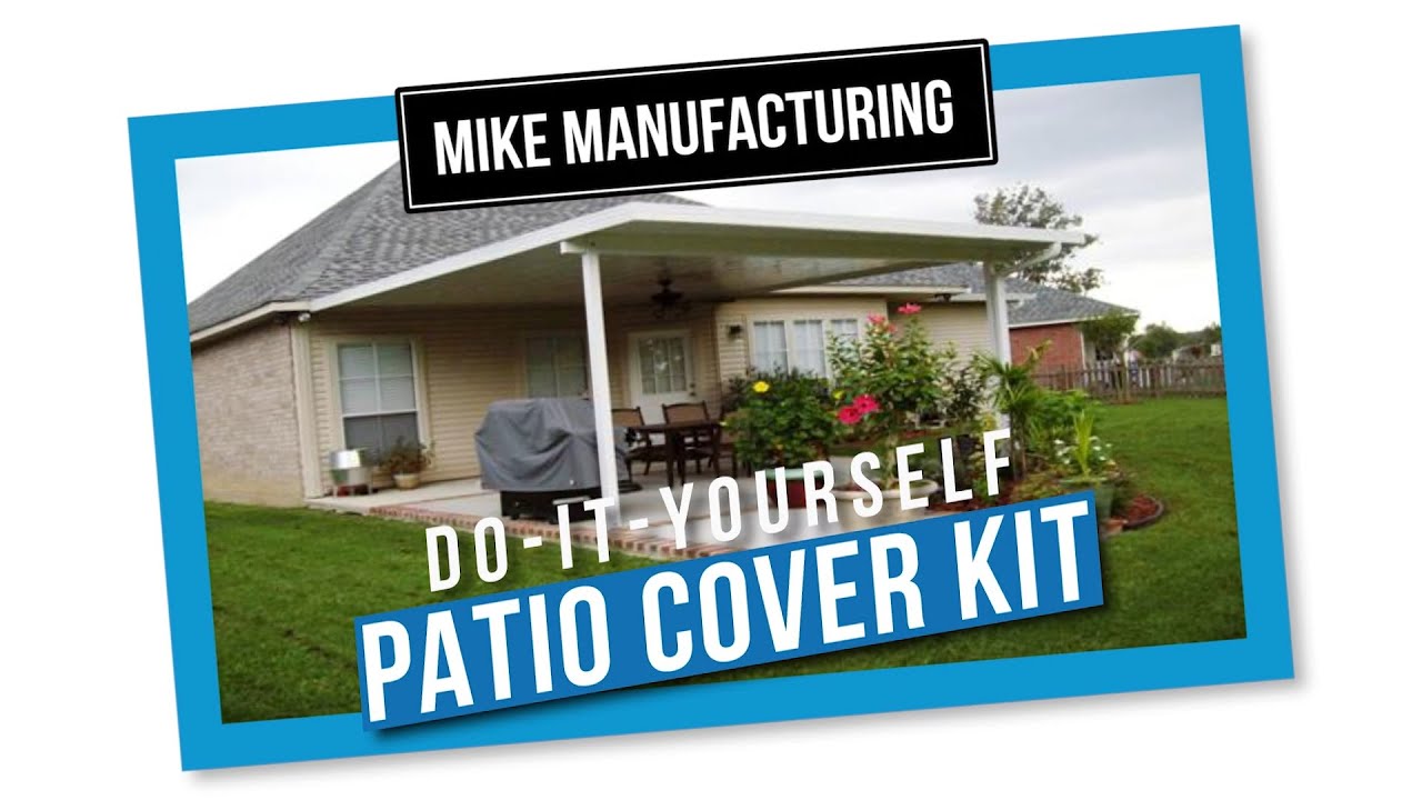 DIY Aluminum Patio Cover Kit Installation YouTube