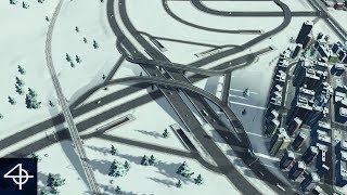 Building a Stack Interchange with No Mods | Cities: Skylines Design in Minutes