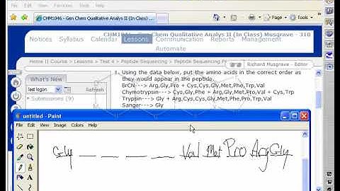 Peptide Sequencing Example 1