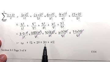 (1314) Section 8.1 Sequences and Summation Notation Part 3/3