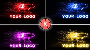 How to make panther run logo reveal intro In kinemaster