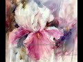 Watercolor/Aquarela - Demo - Iris