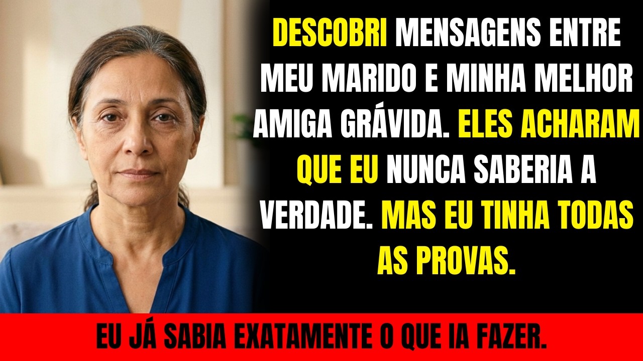 Minha melhor amiga estava grávida do meu marido... até eu mostrar as mensagens para o noivo dela.