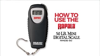 Rapala RMDS-25 Rapala Mini Portable Digital Scale 25 lb Fishing Scale