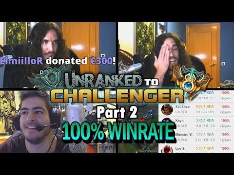 PLACEMENTS 3-0 + DONACIÓN DE 600€ | Unranked to Challenger #2