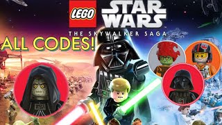 LEGO STAR WARS THE SKYWALKER SAGA| ALL CODES!