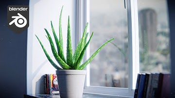 How to make realistic plants in Blender | Part 3 Aloe Vera