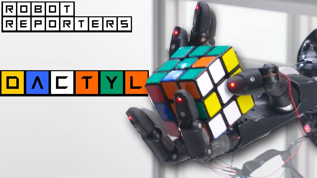 Dactyl: Robot Hand Masters Rubik’s Cube Solving with OpenAI Training – Video