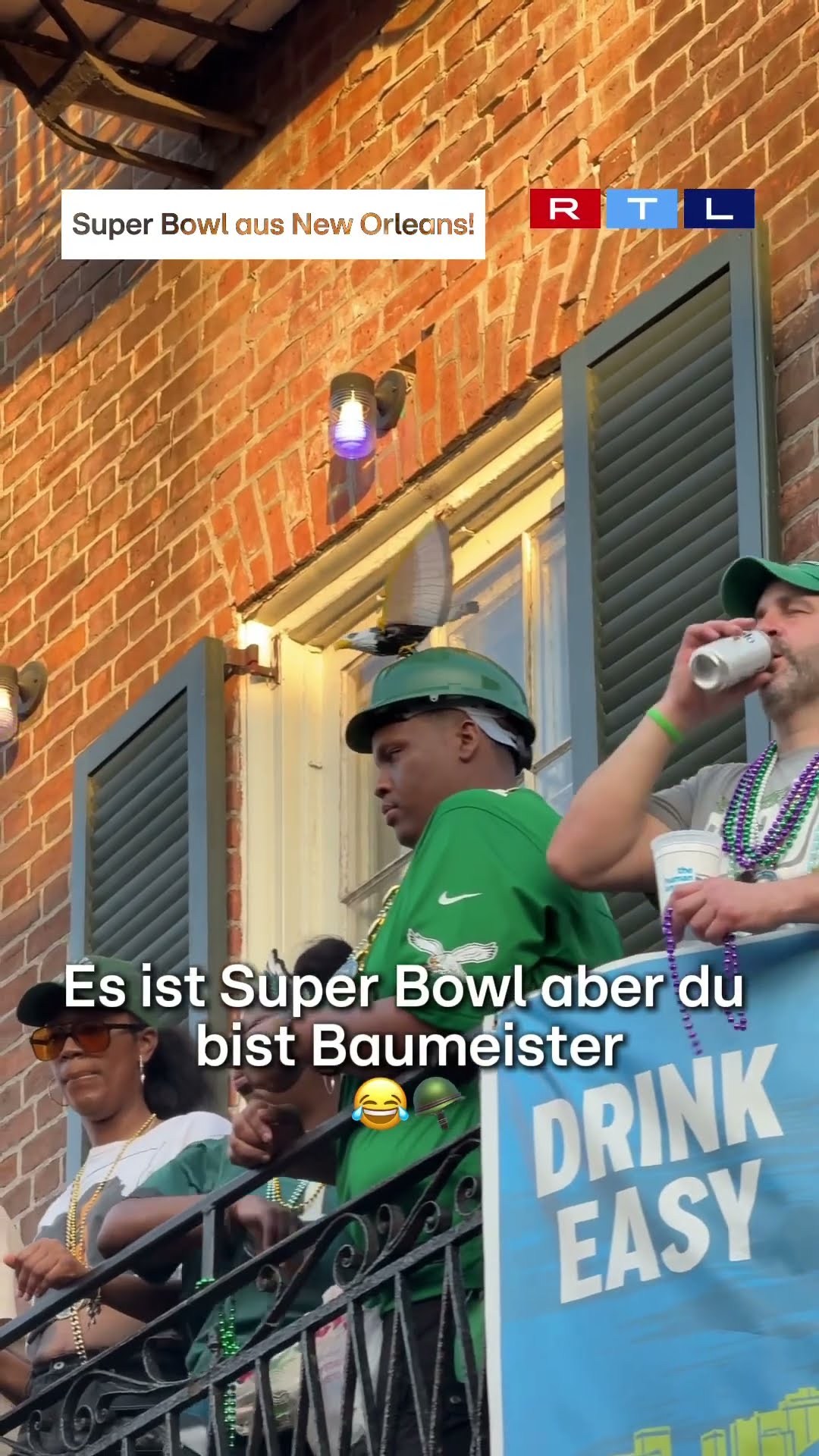 Bob ist bestimmt Eagles-Fan! ??#rtlnfl #eagles #bobderbaumeister #superbowl