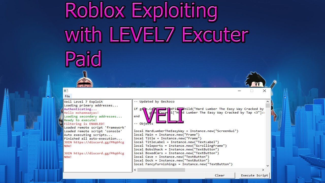 Roblox Exploiting With A Level 7 Excuter Veli Paid Youtube - roblox exploits paid