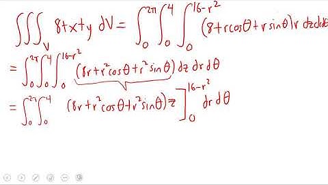 Triple Integrals in Cylindrical Coordinates Part 2