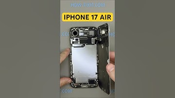 iPhone 17 Air Teardown in 60s: Back-Opening, 9-V Battery & Modular USB-C