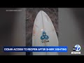 Shark knocks surfer off board in San Clemente