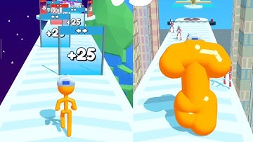 NOOB vs PRO Tall Man Run 3D 🔴🥑🔴 New Max Update Gameplay iOS level 1009