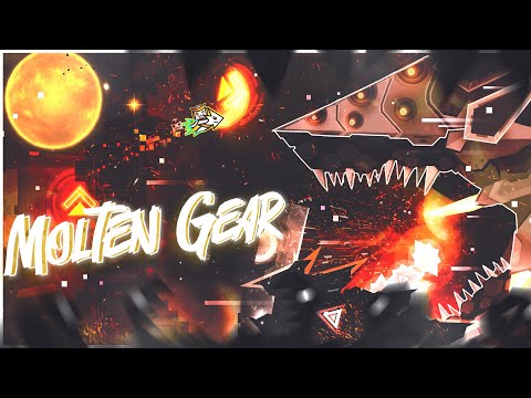 Видео: [1st in Russia] MOLTEN GEAR 100% | Extreme Demon by Manix, Knobbelboy & more